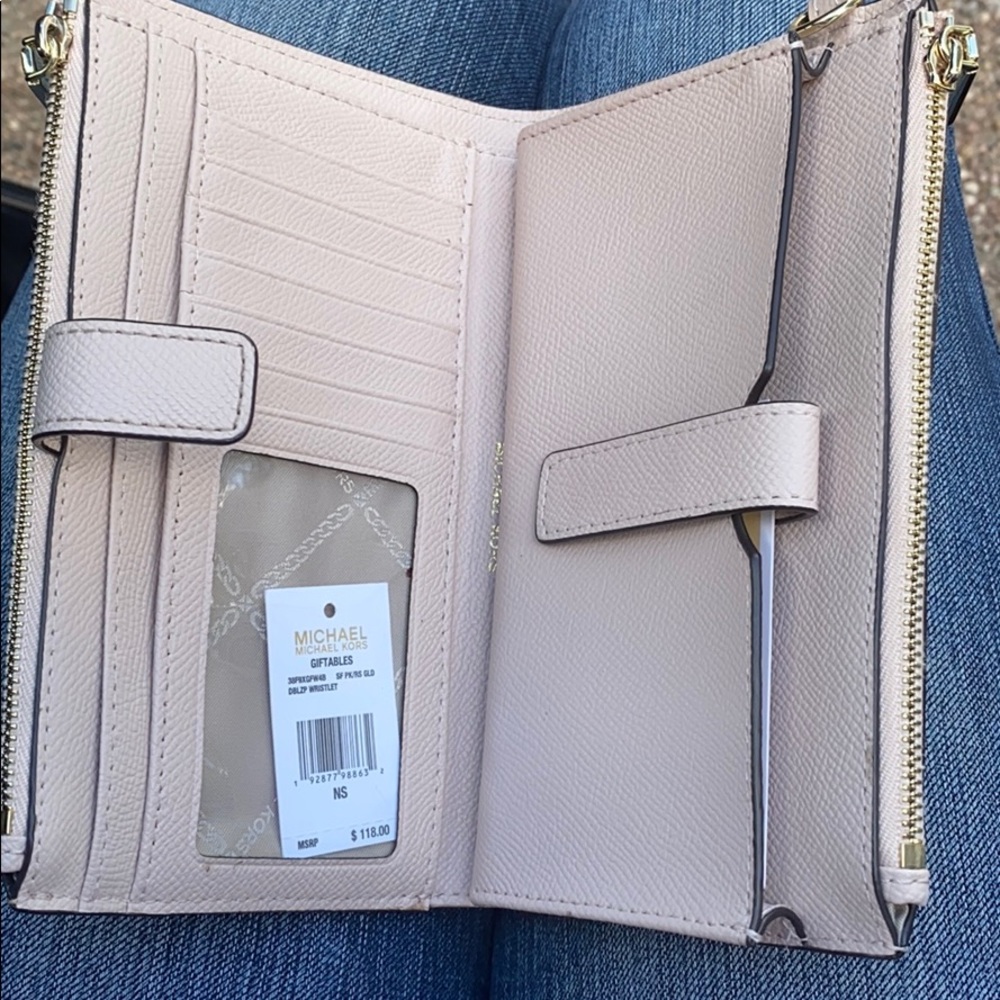 Michael Kors Doublezip Wristlet/Wallet